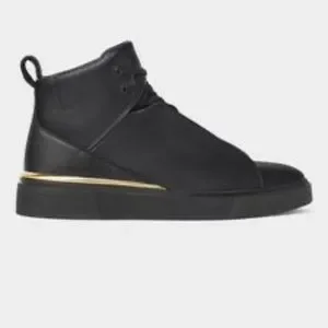 ★ドイツ発*ZARA*新作*ハイトップスニーカー/W-BLACK★ 美品 ZARA ザラ ハイカット ニットスニーカー 36 約23